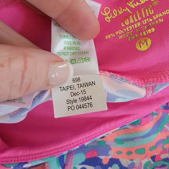 Lilly Pulitzer Weekender Cropped Pant Multi La Playa Legging Size Medium - Picture 6 of 6
